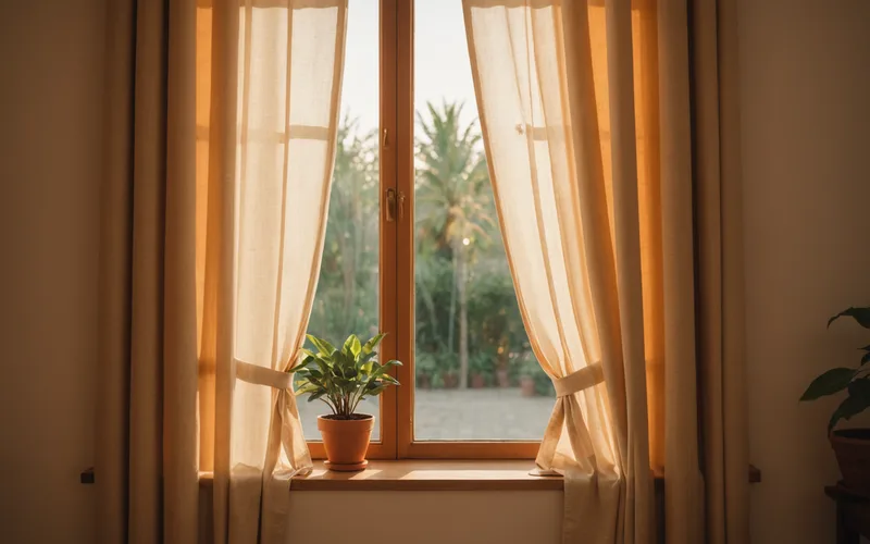 Soft afternoon light suggesting a quiet nap time